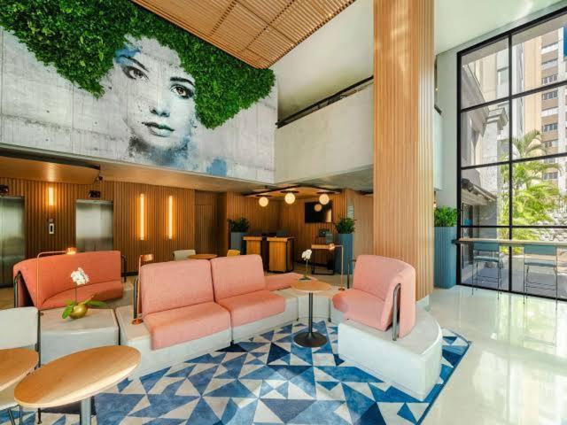 Flat Reformado Em Hotel No Jardins Сао Паоло Екстериор снимка